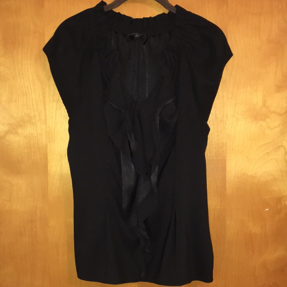 Express Women’s Ruffled Cap Sleeve Top